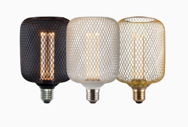 ניסקו נורה מעוצבת בגוון TIFFANY ROLL 4W 18K AMBER