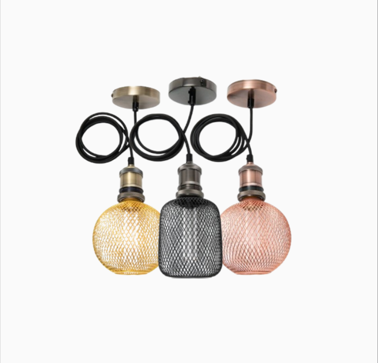 גוף תאורה דקור תלוי 1.5 מטר בגימורים שונים