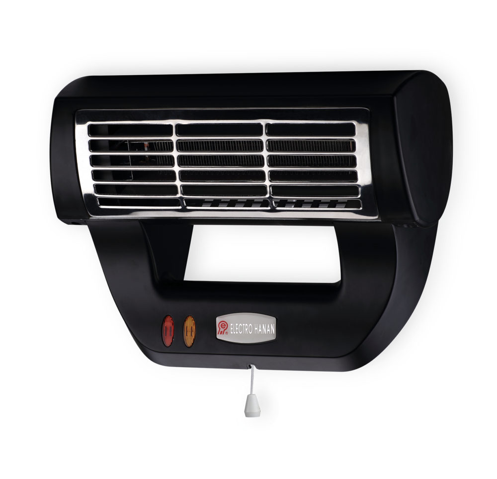 מפזר חום טורבו לאמבטיה EL-21 שחור