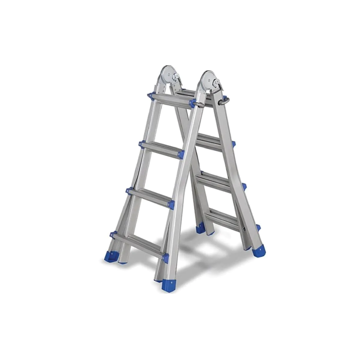 סולם אלומניום פרקים טלסקופי 4X4 עד 4.20 מטר | GPT