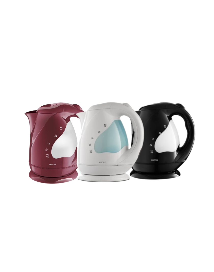 קומקום ריו 1.8 ליטר חשמלי נשלף בצבעים שונים | MATRIX