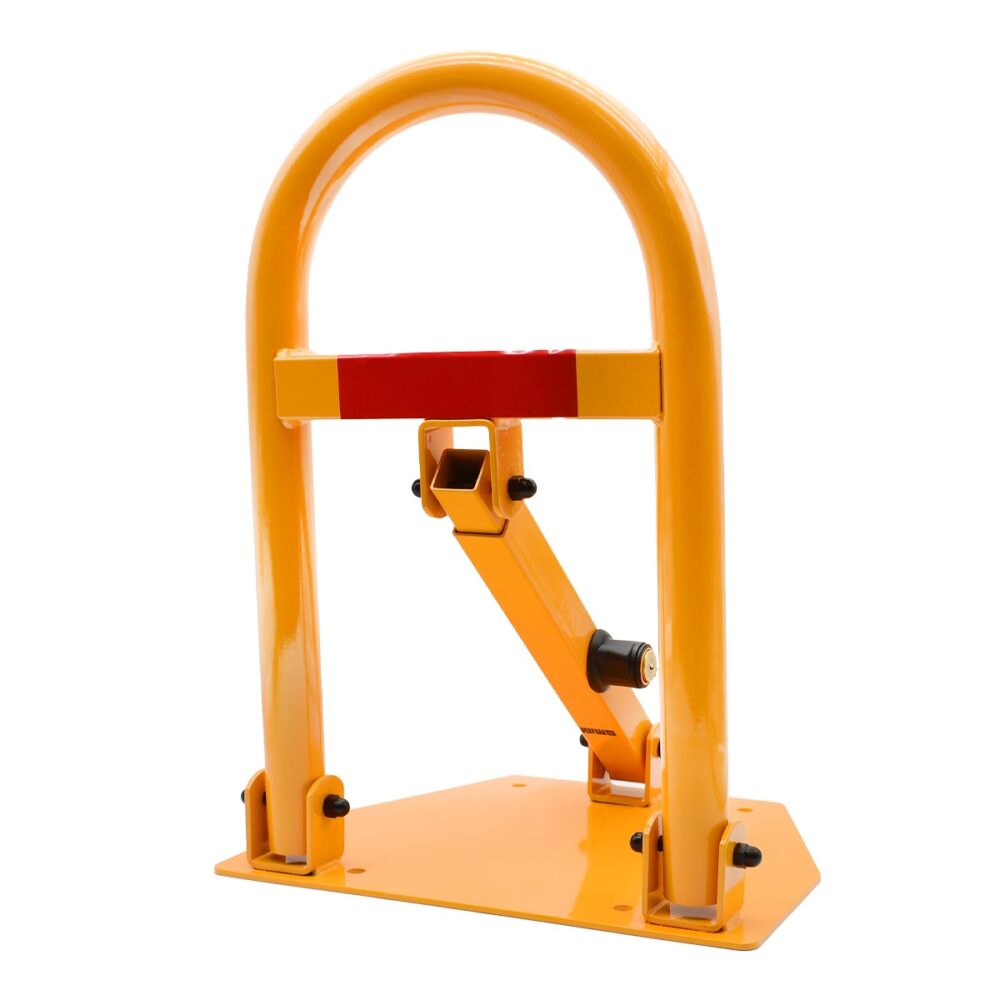 מחסום חניה מתקפל חזק במיוחד – עם פלטת בסיס | SMITH