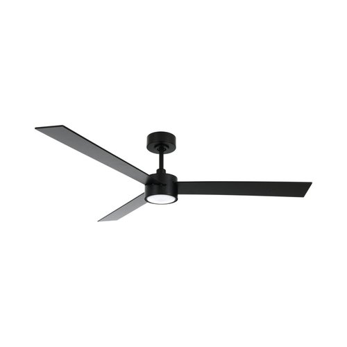 מאוורר תקרה שקט עם תאורת LED ושלט – 52″ CLIMATE IV שחור | LUCCI AIR